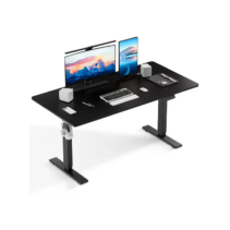 Mesa de escritorio regulable - HOMAVO K2307, 60 cm x 110 cm