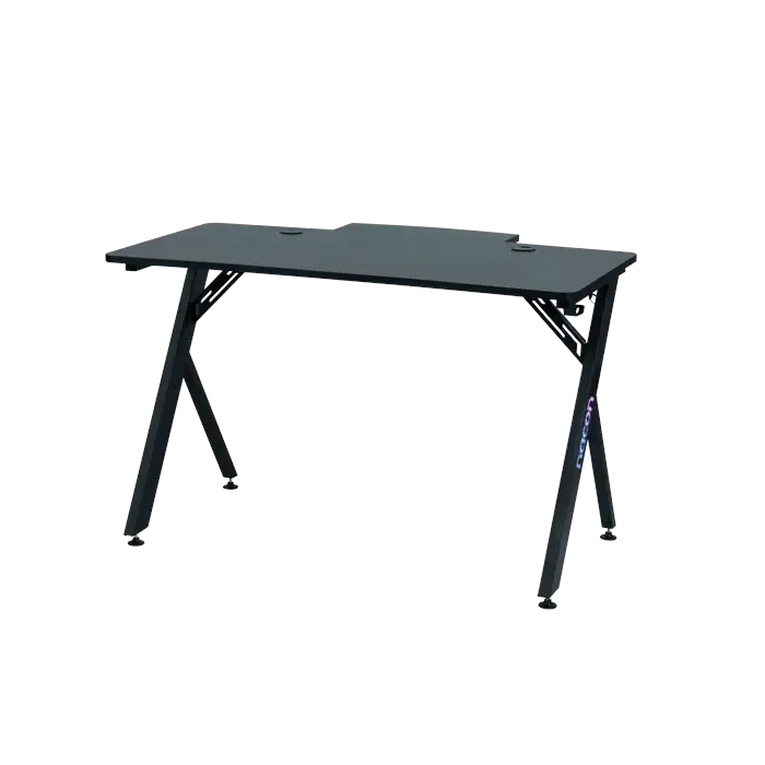 REACONDICIONADO Seminuevo Muy bueno Mesa gaming - Nacon PCGD-RGB, Fibra de carbono, Negro
