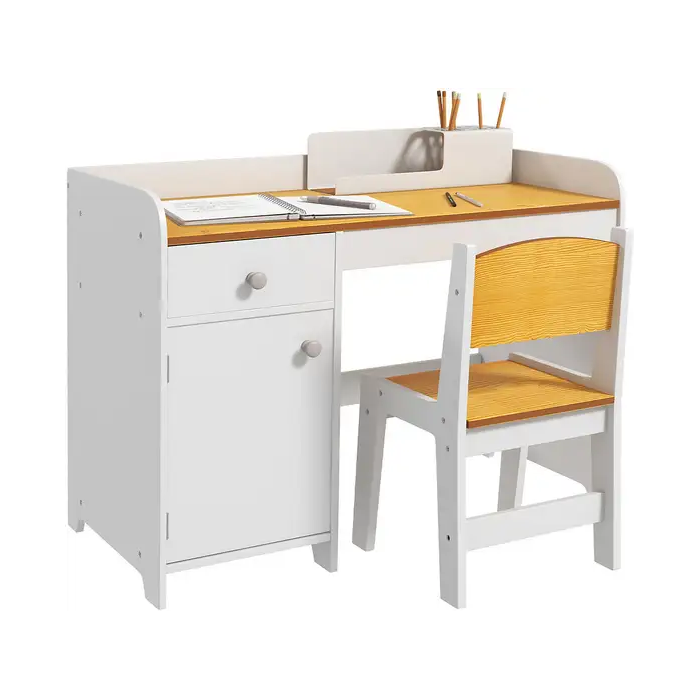 Mesa infantil - ZONEKIZ 312-103V80WT, MDF, 39 cm x 80 cm, Blanco